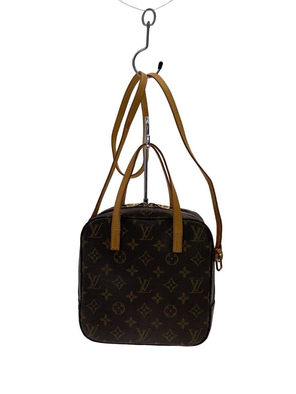 LOUIS VUITTON Spontini Monogram Canvas Brown All over